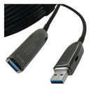 Cabo Extensor USB 3.0 Ativo Dorn - Fibra Óptica 10 Gbps, Sem Perda de Sinal para Webcam 4K/Streaming