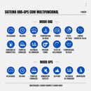 Computador de Bordo Dorn OBD2 Universal - HUD 2 em 1, Leitura de RPM, Temperatura, GPS e Alertas