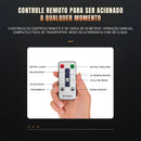 Tela de LED Flexível OLED 200x17cm Virtua FX com Controle Remoto - 12V/24V para Caminhões e Ônibus