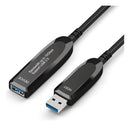 Cabo Extensor USB 3.0 Ativo Dorn - Fibra Óptica 10 Gbps, Sem Perda de Sinal para Webcam 4K/Streaming