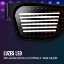 Óculos Led Bluetooth Festa Rave Balada Dj - Virtua Fx Party