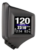 Computador de Bordo Dorn OBD2 Universal - HUD 2 em 1, Leitura de RPM, Temperatura, GPS e Alertas