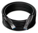 Cabo Extensor USB 3.0 Ativo Dorn - Fibra Óptica 10 Gbps, Sem Perda de Sinal para Webcam 4K/Streaming