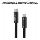 Cabo Thunderbolt 5 Dorn USB-C - 80 Gbps, Vídeo 8K@120Hz e Carregamento Rápido PD 240W