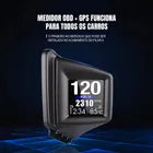 Computador de Bordo Dorn OBD2 Universal - HUD 2 em 1, Leitura de RPM, Temperatura, GPS e Alertas