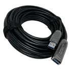 Cabo Extensor USB 3.0 Ativo Dorn - Fibra Óptica 10 Gbps, Sem Perda de Sinal para Webcam 4K/Streaming
