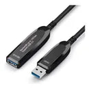 Cabo Extensor USB 3.0 Ativo Dorn - Fibra Óptica 10 Gbps, Sem Perda de Sinal para Webcam 4K/Streaming