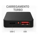Carregador Solar Dorn Turbo 30W Dobrável - USB e USB-C PD, IP65 para Camping e Viagens