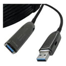 Cabo Extensor USB 3.0 Ativo Dorn - Fibra Óptica 10 Gbps, Sem Perda de Sinal para Webcam 4K/Streaming