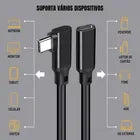 Cabo Extensor USB-C 3.2 Gen 2 Dorn - 10Gbps, Carregamento 100W e Vídeo 4K