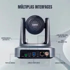 Kit Câmera PTZ Dorn 4K 20X NDI HX2 + Controladora 4D - HDMI, SDI, PoE e Monitor 5