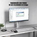 Cabo Extensor USB 3.0 Ativo Dorn - Fibra Óptica 10 Gbps, Sem Perda de Sinal para Webcam 4K/Streaming