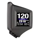 Computador de Bordo Dorn OBD2 Universal - HUD 2 em 1, Leitura de RPM, Temperatura, GPS e Alertas