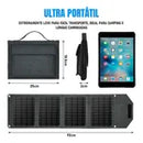 Carregador Solar Dorn Turbo 30W Dobrável - USB e USB-C PD, IP65 para Camping e Viagens