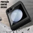 Capa Rígida Dorn 360° para Galaxy Z Flip 7 - Proteção de Dobradiça e Carregamento Sem Fio