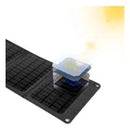 Carregador Solar Dorn Turbo 30W Dobrável - USB e USB-C PD, IP65 para Camping e Viagens