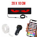 Tela Flexível de Led para Carros e Caminhões Virtua FX - Display Digital com Aplicativo no Celular